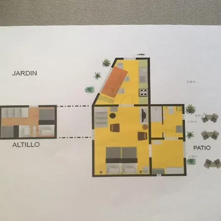 בקתה El Refugio Del Viento, Casita Levante Con Jardin Y Piscina